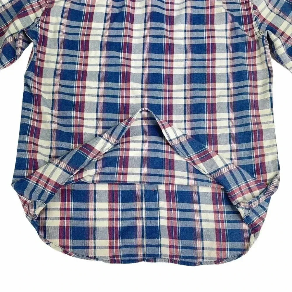 Weatherproof Vintage Burnout Patriot Men’s Flannel - Picture 5 of 10